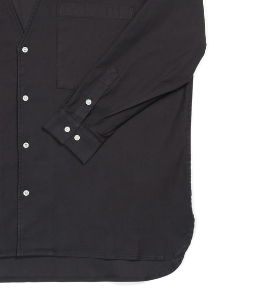 セール】ECO FRIENDLY DYE SHIRT CARDIGAN：製品染め ニュアンスカラー