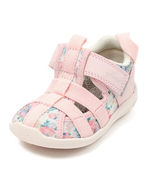 IFME（イフミー）の「BABY｜ifme CALIN 水彩花柄ウォーターシューズ（サンダル・キッズ・ピンク/グリーン/パープル・12.5cm/13.0cm/14.0cm/15.0cm/14.5cm/13.5cm/12.0cm）」の5枚目の写真