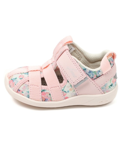 IFME（イフミー）の「BABY｜ifme CALIN 水彩花柄ウォーターシューズ（サンダル・キッズ・ピンク/グリーン/パープル・12.5cm/13.0cm/14.0cm/15.0cm/14.5cm/13.5cm/12.0cm）」の6枚目の写真