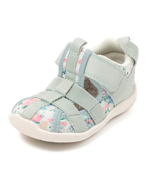 IFME（イフミー）の「BABY｜ifme CALIN 水彩花柄ウォーターシューズ（サンダル・キッズ・ピンク/グリーン/パープル・12.5cm/13.0cm/14.0cm/15.0cm/14.5cm/13.5cm/12.0cm）」の19枚目の写真