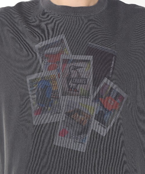 CHUMS(チャムス)の「CHUMS/チャムス かせきさいだぁ インスタントフォトTEE Instant Photo Tee(Tシャツ/カットソー・レディース・ブラック/ホワイト/グリーン・M/L/XL)」の5枚目の写真