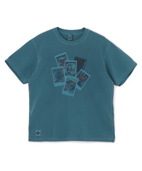 CHUMS(チャムス)の「CHUMS/チャムス かせきさいだぁ インスタントフォトTEE Instant Photo Tee(Tシャツ/カットソー・レディース・ブラック/ホワイト/グリーン・M/L/XL)」の12枚目の写真
