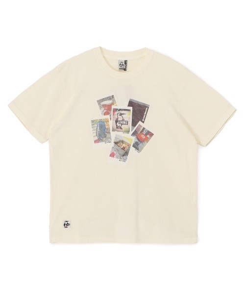 CHUMS(チャムス)の「CHUMS/チャムス かせきさいだぁ インスタントフォトTEE Instant Photo Tee(Tシャツ/カットソー・レディース・ブラック/ホワイト/グリーン・M/L/XL)」の4枚目の写真