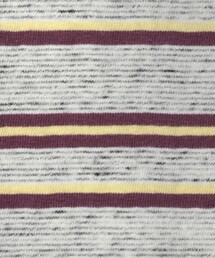 6（ロク）の「＜6(ROKU)＞コットン ボーダー ロングスリーブTシャツ