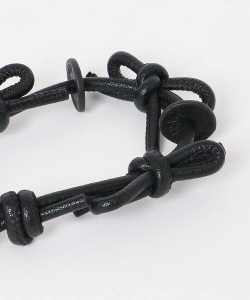 RODE SKO(ロデスコ)の「Hashibami レザーリボンスマホハンドストラップ(スマホケース/カバー・レディース・イエロー系その他/ブラック/レッド/ライトブルー/ブラウン・-)」の8枚目の写真