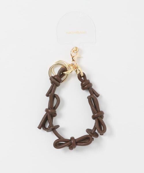 RODE SKO(ロデスコ)の「Hashibami レザーリボンスマホハンドストラップ(スマホケース/カバー・レディース・イエロー系その他/ブラック/レッド/ライトブルー/ブラウン・-)」の12枚目の写真