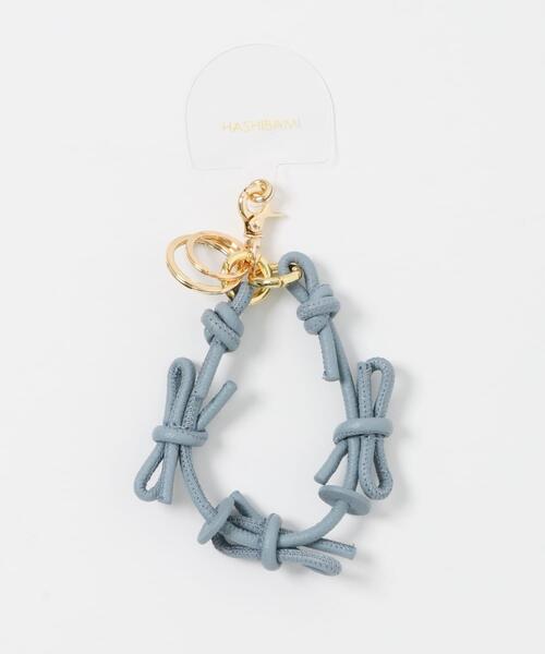 RODE SKO(ロデスコ)の「Hashibami レザーリボンスマホハンドストラップ(スマホケース/カバー・レディース・イエロー系その他/ブラック/レッド/ライトブルー/ブラウン・-)」の14枚目の写真