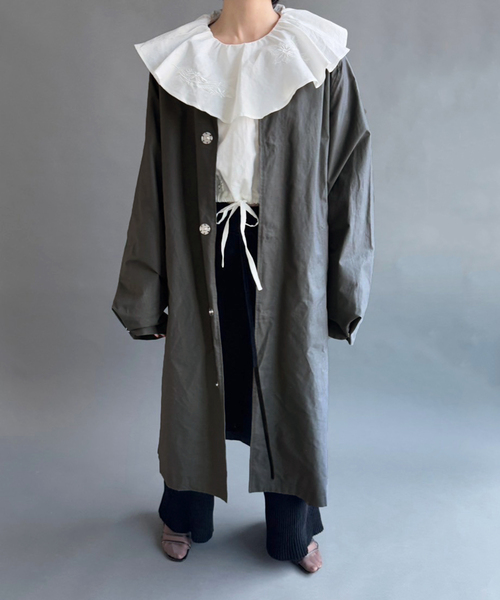 EDIT. FOR LULU(エディットフォールル)の「【DECO dequis 1985/デコ・デ・ピュイ】HEMP COTTON CROPPED SHIRTS(シャツ/ブラウス・レディース・ホワイト・FREE)」の8枚目の写真