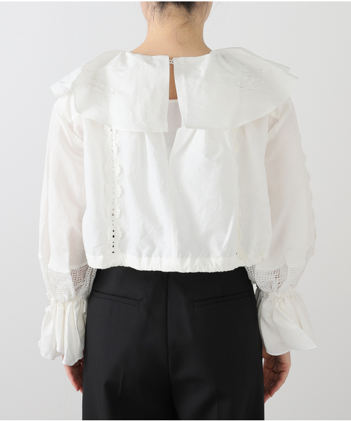 EDIT. FOR LULU(エディットフォールル)の「【DECO dequis 1985/デコ・デ・ピュイ】HEMP COTTON CROPPED SHIRTS(シャツ/ブラウス・レディース・ホワイト・FREE)」の11枚目の写真