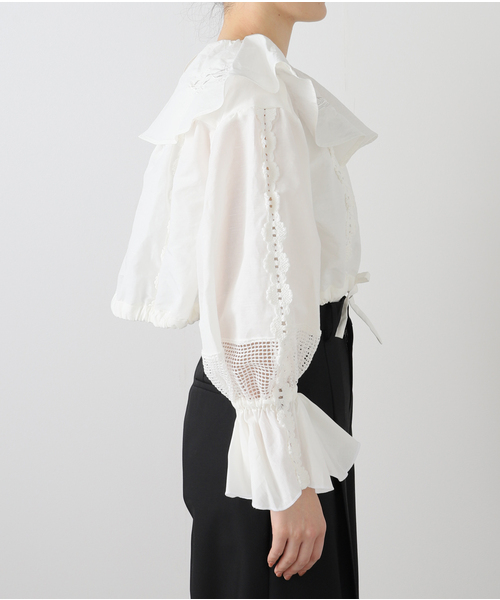 EDIT. FOR LULU(エディットフォールル)の「【DECO dequis 1985/デコ・デ・ピュイ】HEMP COTTON CROPPED SHIRTS(シャツ/ブラウス・レディース・ホワイト・FREE)」の12枚目の写真