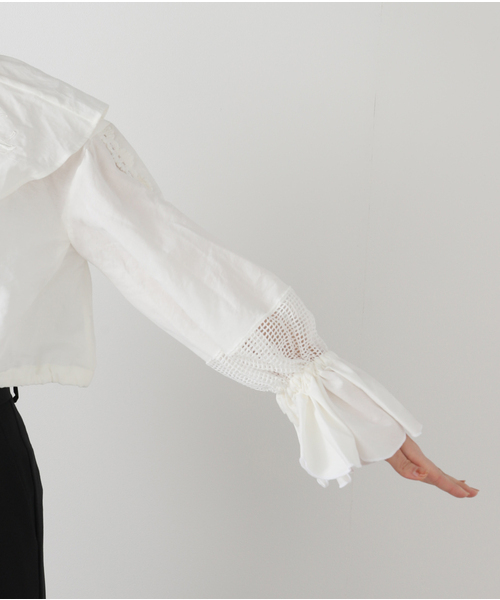 EDIT. FOR LULU(エディットフォールル)の「【DECO dequis 1985/デコ・デ・ピュイ】HEMP COTTON CROPPED SHIRTS(シャツ/ブラウス・レディース・ホワイト・FREE)」の13枚目の写真