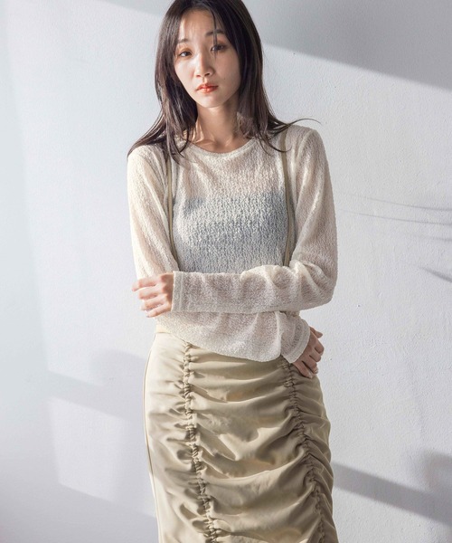 ☆ナナクーメイさま専用☆ LOWRYS FARM（ローリーズファーム）の「ポコポコレースプル