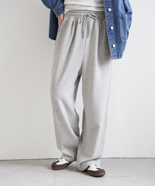 notch.（ノッチ）の「【sweet web掲載】カーブスウェットパンツ（スウェットパンツ・レディース・ライトグレー/チャコール/グレー/ブラック・M/TM）」の9枚目の写真