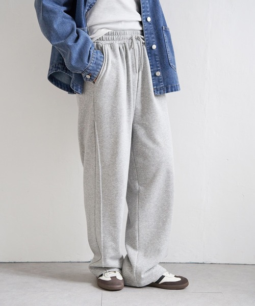 notch.（ノッチ）の「【sweet web掲載】カーブスウェットパンツ（スウェットパンツ・レディース・ライトグレー/チャコール/グレー/ブラック・M/TM）」の10枚目の写真