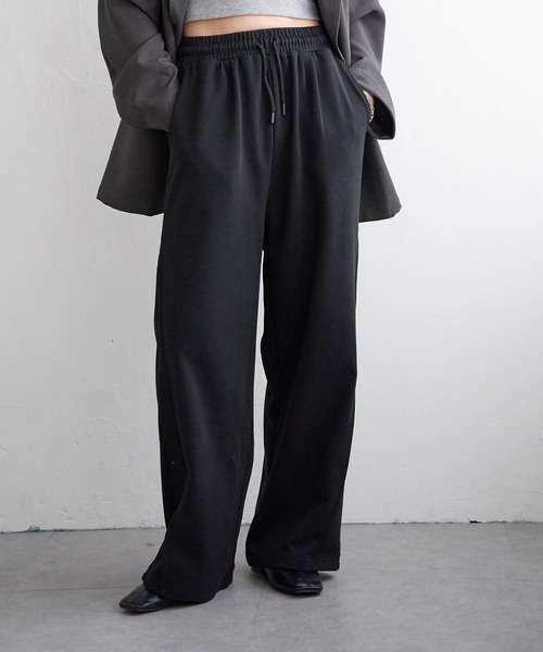 notch.（ノッチ）の「【sweet web掲載】カーブスウェットパンツ（スウェットパンツ・レディース・ライトグレー/チャコール/グレー/ブラック・M/TM）」の17枚目の写真