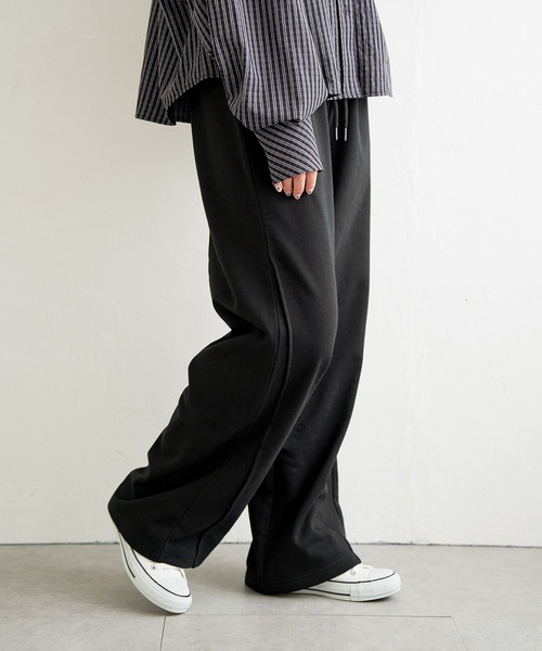 notch.（ノッチ）の「【sweet web掲載】カーブスウェットパンツ（スウェットパンツ・レディース・ライトグレー/チャコール/グレー/ブラック・M/TM）」の19枚目の写真