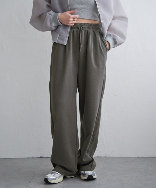 新品Things that Matter ナイロン&スウェットパンツ ベージュ 新品Things that Matter ナイロン&スウェットパンツ ベージュ