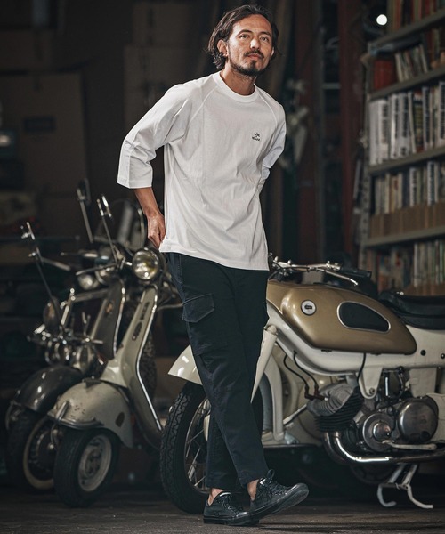 wjk reluxe(ダブルジェーケーリラックス)の「mp13265-ripstop cargo easy pants カーゴパンツ(カーゴパンツ・メンズ・ブラック/ホワイト/ライトカーキ・S/M/L)」の11枚目の写真