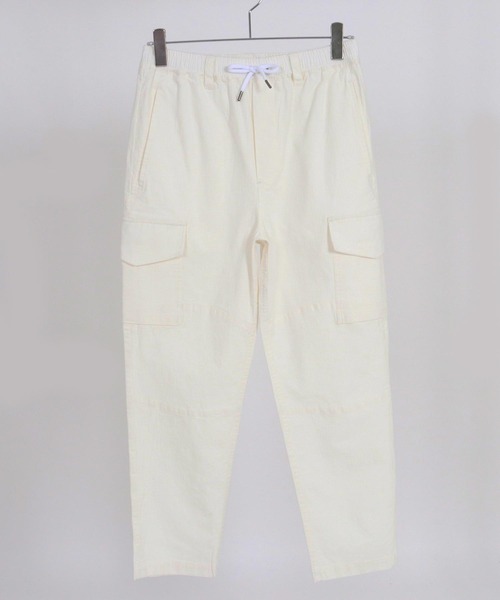 wjk reluxe(ダブルジェーケーリラックス)の「mp13265-ripstop cargo easy pants カーゴパンツ(カーゴパンツ・メンズ・ブラック/ホワイト/ライトカーキ・S/M/L)」の16枚目の写真