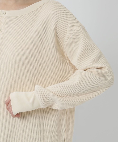 「81BRANCA」「別注」2way waffle T レディース セール】【81BRANCA】＜別注＞2way waffle T（その他トップス