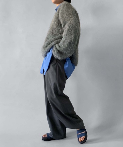 LE VERNIS（ル・ベルニ）の「LE VERNIS(ル・ベルニ)Faux fur sandals（サンダル・レディース・ブラック/ベージュ/ネイビー・SMALL/LARGE/MEDIUM）」の7枚目の写真