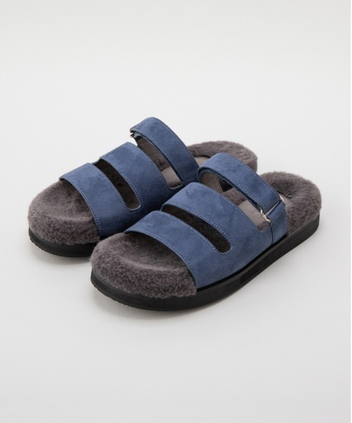 LE VERNIS（ル・ベルニ）の「LE VERNIS(ル・ベルニ)Faux fur sandals（サンダル・レディース・ブラック/ベージュ/ネイビー・SMALL/LARGE/MEDIUM）」の14枚目の写真