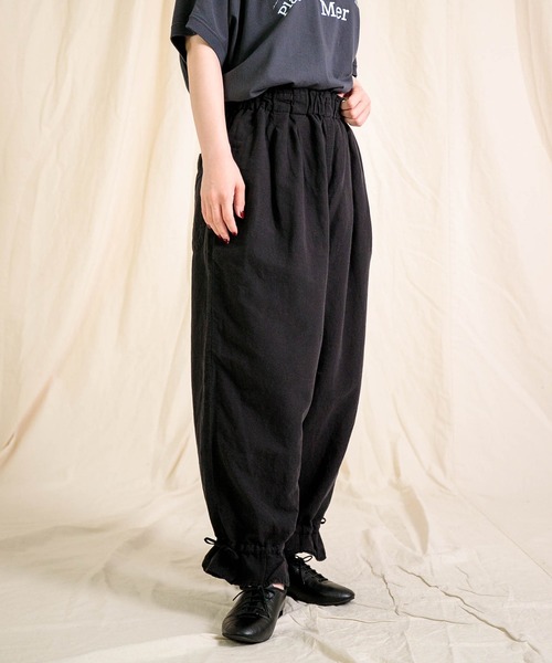 Brocante（ブロカント）の「[Brocante / ブロカント] 綿麻キャンバス ヴロンパンツ（その他パンツ・レディース・アイボリー/ブラック・2）」の13枚目の写真