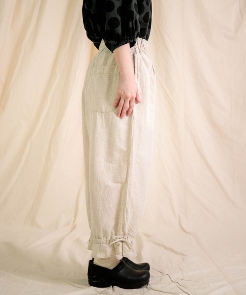 Brocante（ブロカント）の「[Brocante / ブロカント] 綿麻キャンバス ヴロンパンツ（その他パンツ・レディース・アイボリー/ブラック・2）」の21枚目の写真