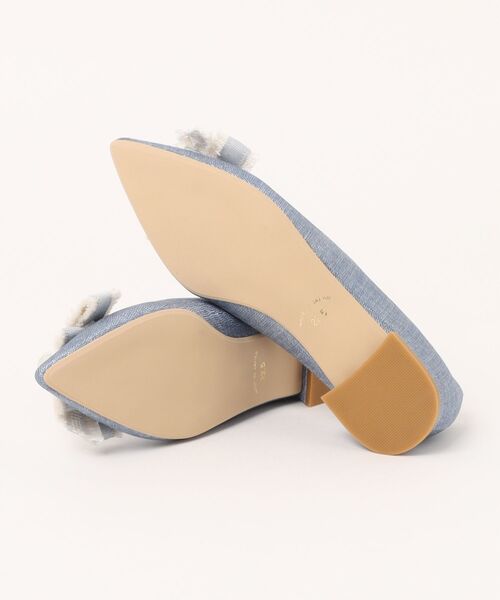 Bridget Birkin（ブリジットバーキン）の「【Bridget Birkin】パールリボンポインテッドパンプス(551033)（パンプス・レディース・ブラック系その他/ブラック/ブルー系その他・23.5/24.5/23/24/22.5）」の5枚目の写真