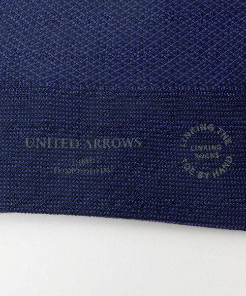 UNITED ARROWS（ユナイテッドアローズ）の「マイクロチェック ソックス（ソックス/靴下・メンズ・ダークブラウン/ダークグレー/パープル/ベージュ・FREE）」の8枚目の写真