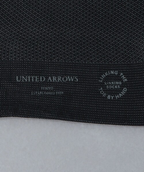 UNITED ARROWS（ユナイテッドアローズ）の「マイクロチェック ソックス（ソックス/靴下・メンズ・ダークブラウン/ダークグレー/パープル/ベージュ・FREE）」の10枚目の写真