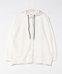 パーカー (BD)「ihana」ダンボールニット ジップパーカー レディース BD)【ihana】ダンボールニット ジップパーカー（パーカー