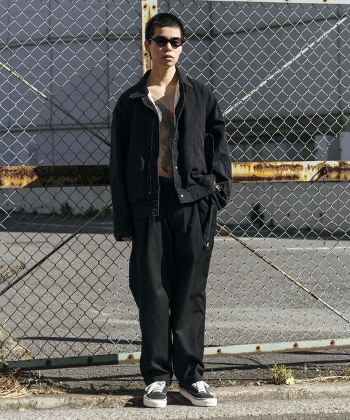 Gramicci（グラミチ）の「Gramicci / LOWERCASE　TC TWILL TUCK TAPERED（その他パンツ・メンズ・チャコールグレー/ブラック/ベージュ/アイボリー・SMALL/MEDIUM/LARGE/X-LARGE）」の6枚目の写真