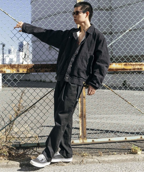 Gramicci（グラミチ）の「Gramicci / LOWERCASE　TC TWILL TUCK TAPERED（その他パンツ・メンズ・チャコールグレー/ブラック/ベージュ/アイボリー・SMALL/MEDIUM/LARGE/X-LARGE）」の7枚目の写真