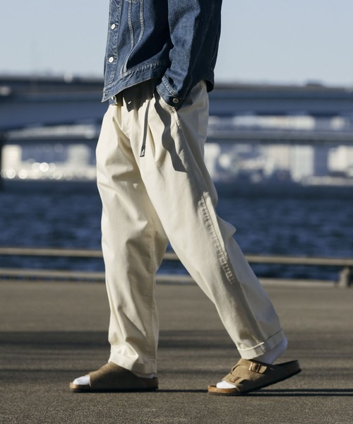 Gramicci / LOWERCASE TC TWILL TUCK TAPERED[BSMA4-GMP5S2099