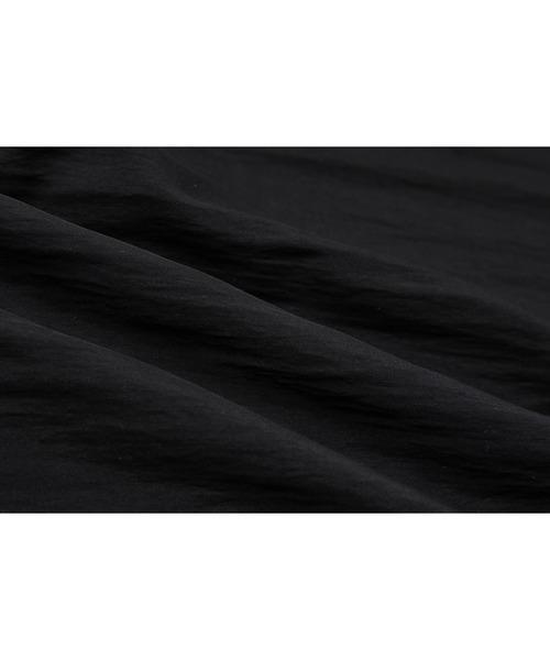 tageechita（タジチタ）の「【tageechita】異素材ミックス ギャザーデザインVネックワンピース（ワンピース・レディース・ブラック/ホワイト・S/M/L）」の8枚目の写真