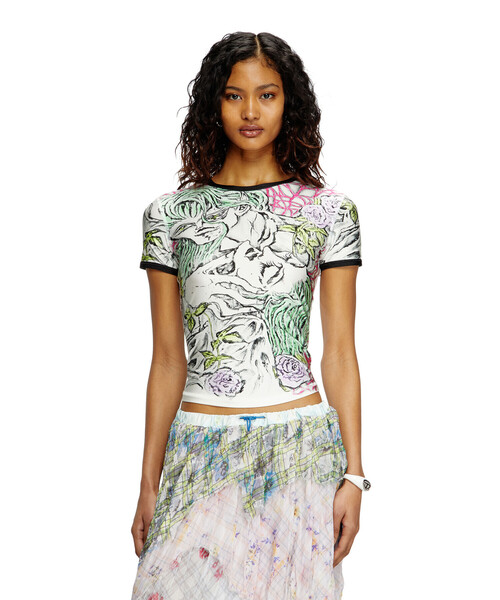 DIESEL（ディーゼル）の「ウィメンズ Tシャツ T-UNCUTIE-LONG-Q2（T
