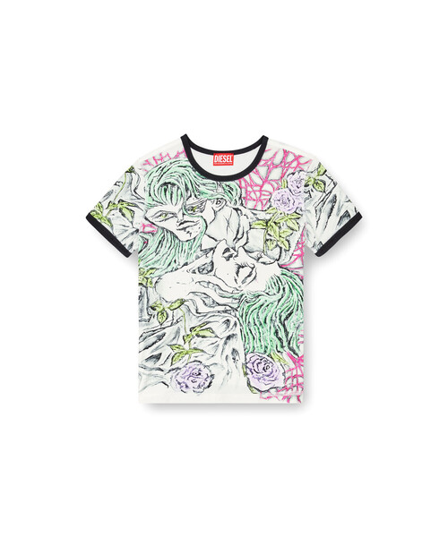 ウィメンズ Tシャツ T-UNCUTIE-LONG-Q2（Tシャツ/カットソー）｜DIESEL 