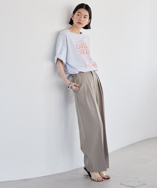 AMERICAN HOLIC（アメリカンホリック）の「レコードグラフィックTシャツ（Tシャツ/カットソー・レディース・ブラック/ピンク/杢グレー・FREE）」の10枚目の写真