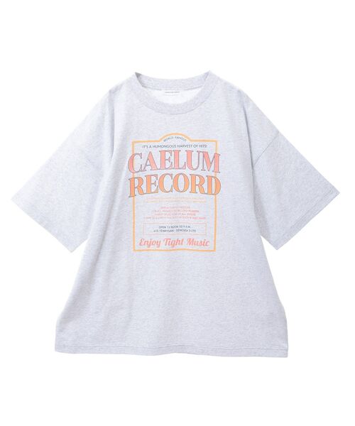 AMERICAN HOLIC（アメリカンホリック）の「レコードグラフィックTシャツ（Tシャツ/カットソー・レディース・ブラック/ピンク/杢グレー・FREE）」の22枚目の写真