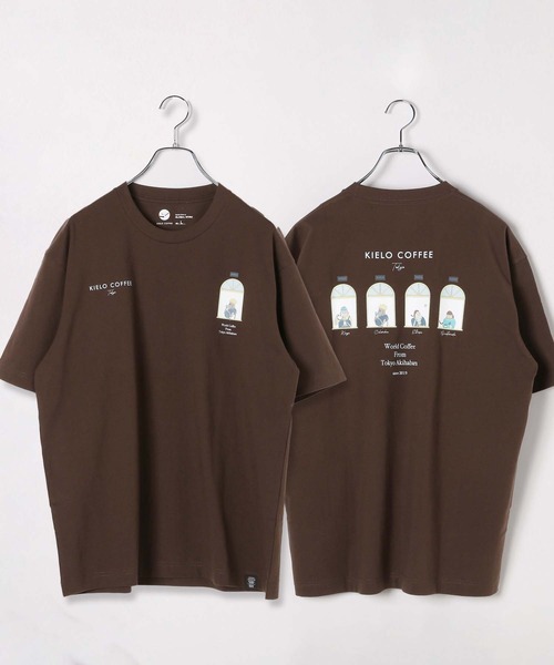 GLOBAL WORK(グローバルワーク)の「KIELO COFFEE Tシャツ/323524(Tシャツ/カットソー・メンズ・ホワイト系その他/ホワイト系その他2/ホワイト系その他3/ホワイト系その他4/ブラック/グレー/ブラウン/ネイビー・SMALL/MEDIUM/LARGE/X-LARGE)」の8枚目の写真