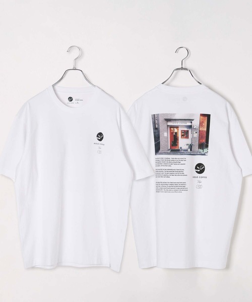 GLOBAL WORK(グローバルワーク)の「KIELO COFFEE Tシャツ/323524(Tシャツ/カットソー・メンズ・ホワイト系その他/ホワイト系その他2/ホワイト系その他3/ホワイト系その他4/ブラック/グレー/ブラウン/ネイビー・SMALL/MEDIUM/LARGE/X-LARGE)」の5枚目の写真