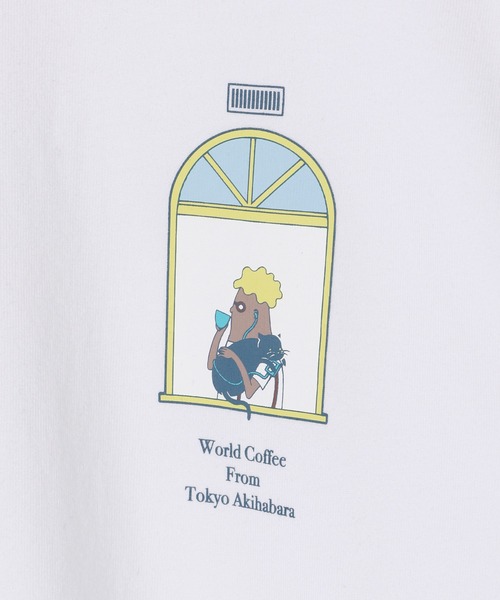 GLOBAL WORK(グローバルワーク)の「KIELO COFFEE Tシャツ/323524(Tシャツ/カットソー・メンズ・ホワイト系その他/ホワイト系その他2/ホワイト系その他3/ホワイト系その他4/ブラック/グレー/ブラウン/ネイビー・SMALL/MEDIUM/LARGE/X-LARGE)」の16枚目の写真