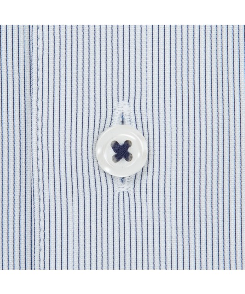 TOKYO SHIRTS(トウキョウシャツ)の「形態安定ノーアイロン レギュラー 長袖ストレッチビジネスワイシャツ(ビジネスシャツ・メンズ・ブルー・首回り37cm-裄丈80cm/首回り39cm-裄丈80cm/首回り39cm-裄丈84cm/首回り41cm-裄丈82cm/首回り41cm-裄丈86cm/首回り42cm-裄丈82cm/首回り42cm-裄丈86cm/首回り43cm-裄丈82cm/首回り43cm-裄丈86cm)」の4枚目の写真