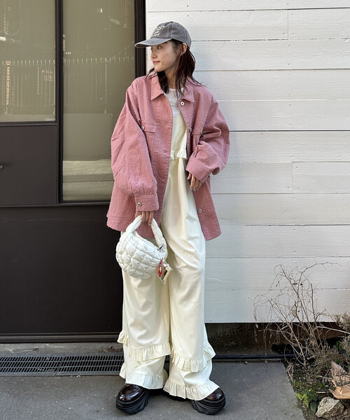 w closet（ダブルクローゼット）の「カラーロゴキャップ（キャップ・レディース・ブラウン/グリーン/ピンク・FREE）」の13枚目の写真