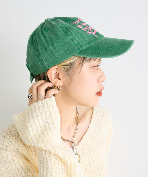 w closet（ダブルクローゼット）の「カラーロゴキャップ（キャップ・レディース・ブラウン/グリーン/ピンク・FREE）」の21枚目の写真