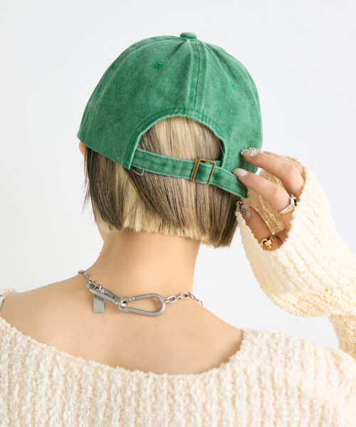 w closet（ダブルクローゼット）の「カラーロゴキャップ（キャップ・レディース・ブラウン/グリーン/ピンク・FREE）」の22枚目の写真