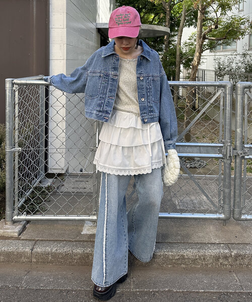 カラーロゴキャップ（キャップ）｜w closet（ダブルクローゼット