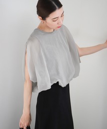 select MOCA（セレクトモカ）の「オーガンジーレイヤードトップス（シャツ/ブラウス）」