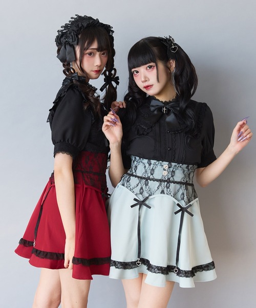 セール】リボンチャームガータースカート（スカート